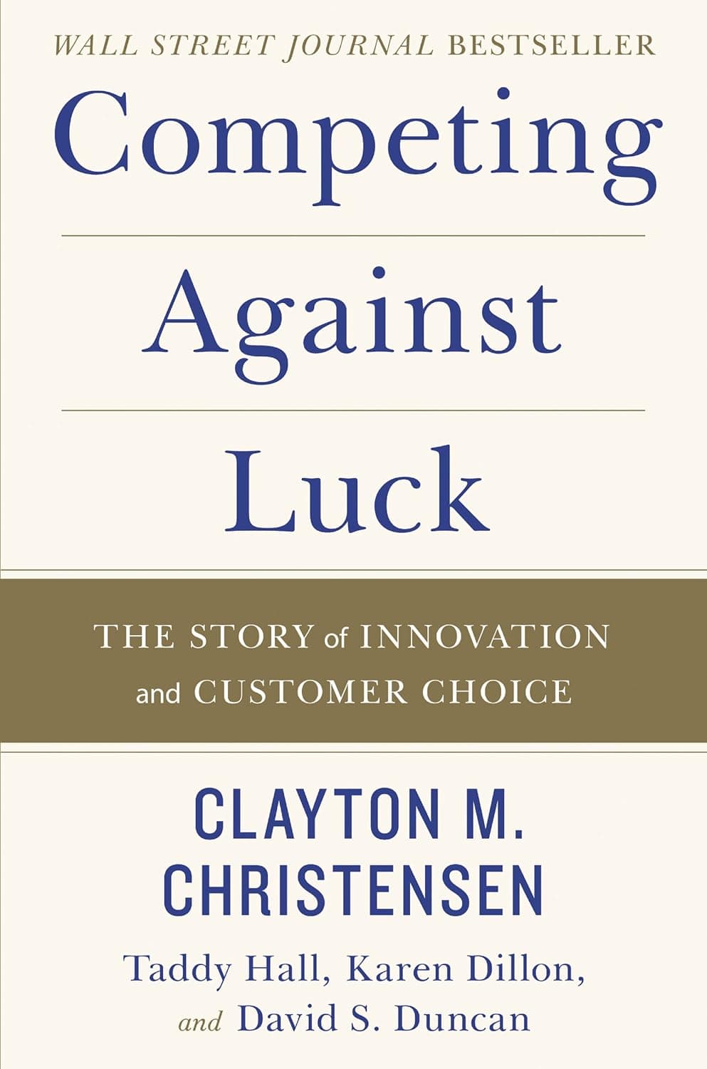 Cover of Competing Against Luck