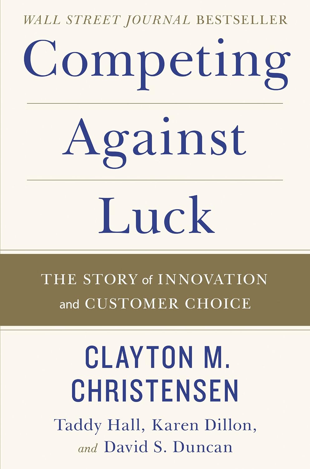 Cover of Competing Against Luck